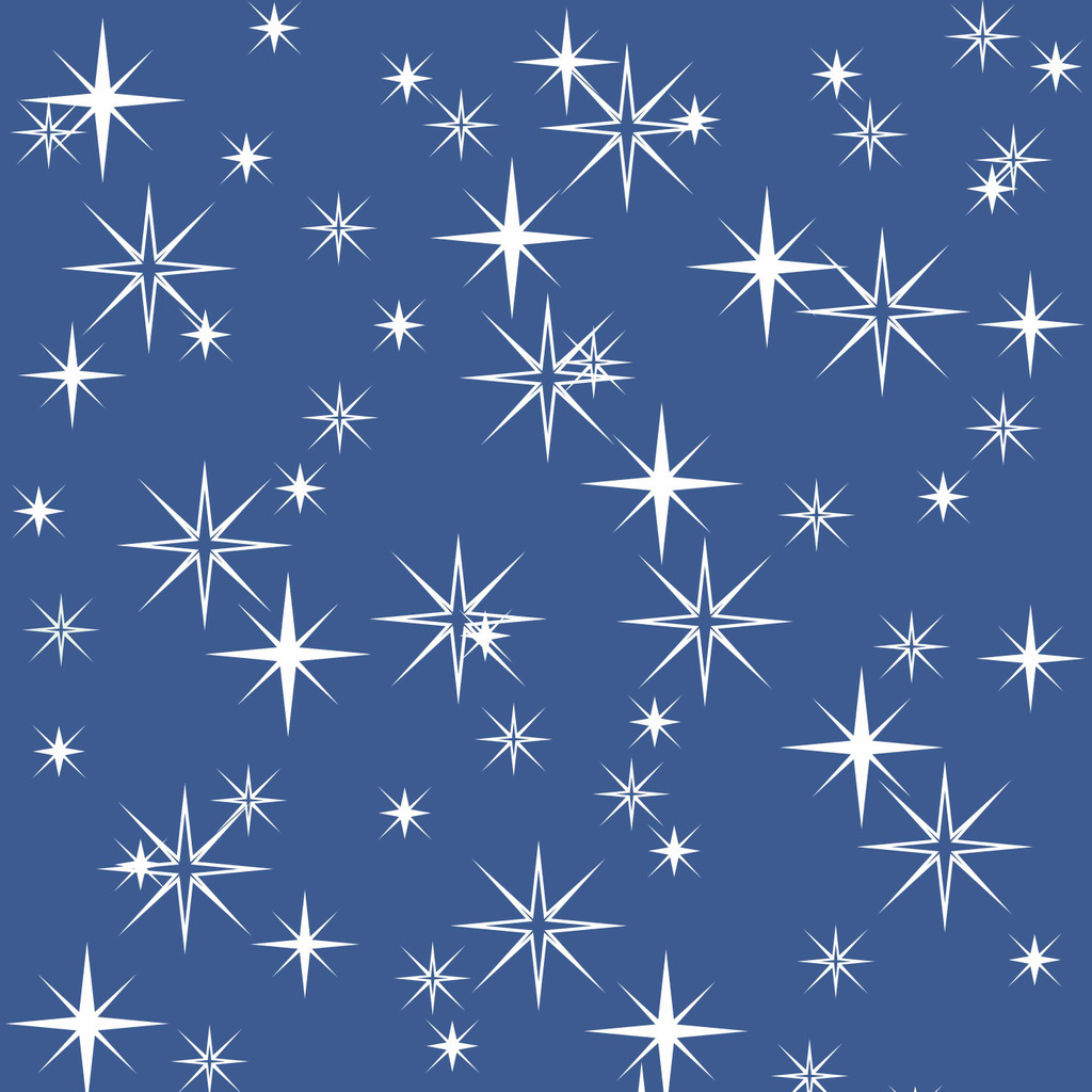 Tapeta migoczące gwiazdy niebiesko-biała kolor PANTONE Classic Blue - Dekoori zdjęcie 1