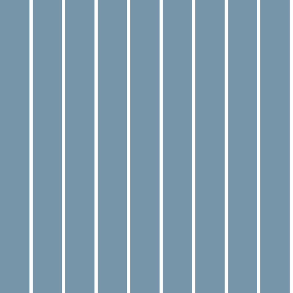 Skandynawska tapeta w białe pasy pionowe na niebieskim tle - Dekoori zdjęcie 1