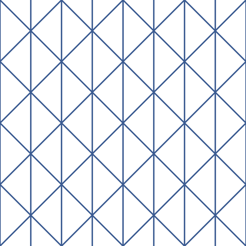 Tapeta trójkąty linie biało-niebieska kolor Classic Blue PANTONE - Dekoori zdjęcie 1