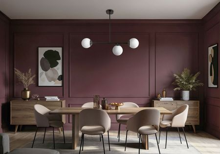 Czarna lampa sufitowa wisząca z białymi kloszami, styl nowoczesny - FINO W3