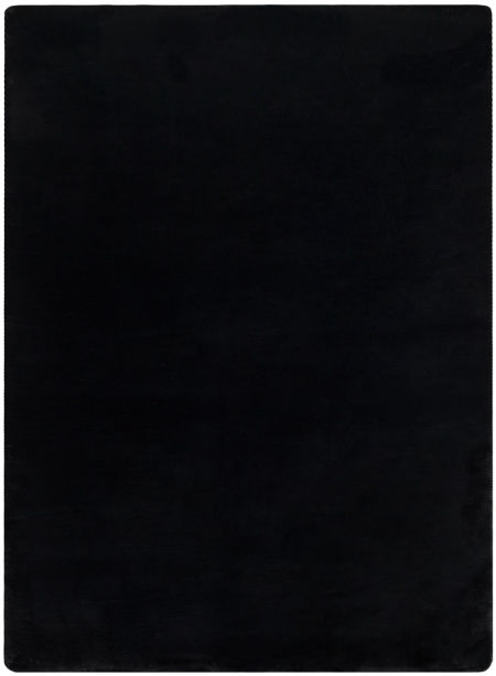 Czarny dywan pluszowy do salonu, miękki, elegancki, przytulny, do prania w pralce - POSH Shaggy