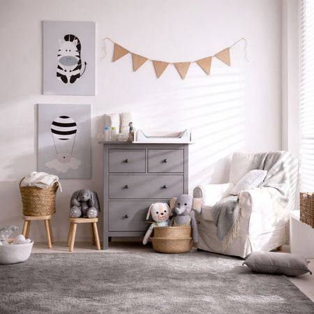 Drewniana girlanda trójkąty