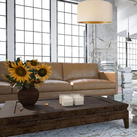 Kremowa lampa wisząca, welurowa, z walcowym abażurem ze złotym wnętrzem VERBENA