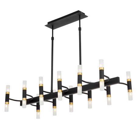 Nowoczesna, czarno-złota lampa wisząca, elegancka RICHMOND PRO W24