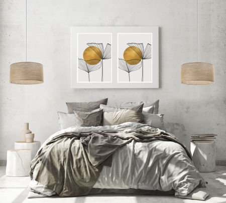 Beżowa lampa wisząca z kloszem ze strukturalnej tkaniny o naturalnym wyglądzie z domieszką czerni i szarości BEZZ