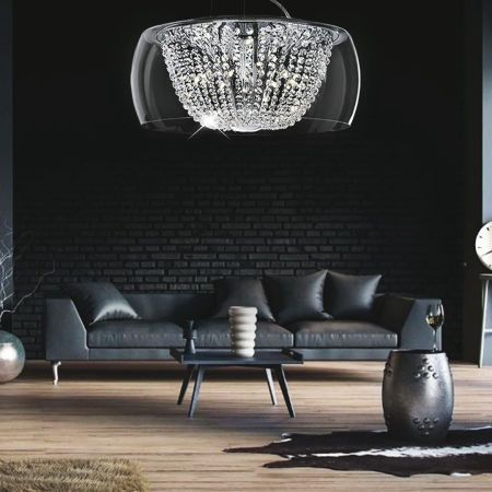 Lampa wisząca nowoczesna DISPOSA przezroczysta