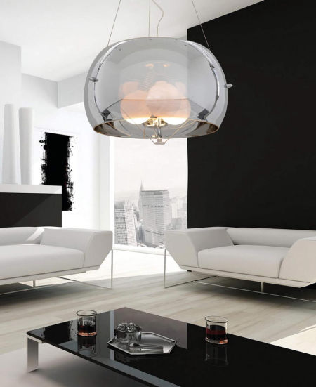 Lampa wisząca STILIO srebrna