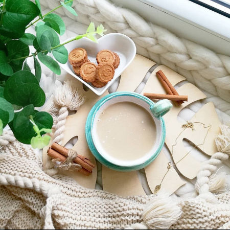 Drewniana podstawka, podkładka ozdobna LIŚĆ MONSTERA