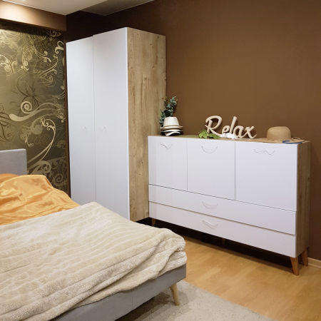 Okleina meblowa samoprzylepna folia BIAŁA dekoracyjna