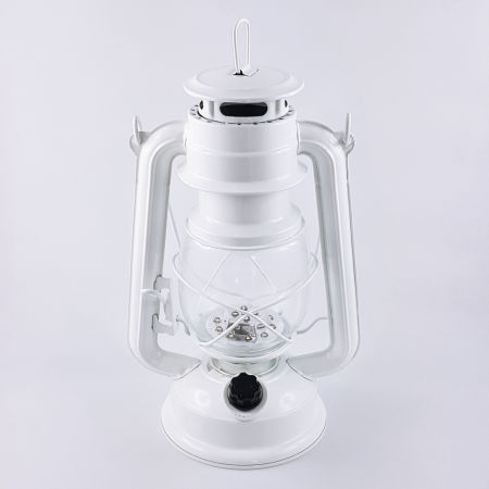 Marynarska lampa latarnia naftowa biała LED