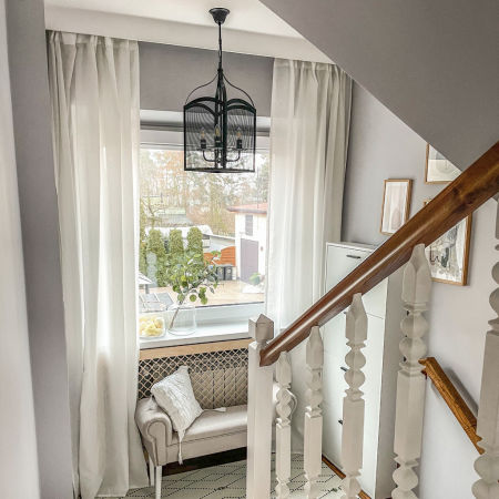 Industrialna poczwórna lampa wisząca MANTONE czarna metalowa