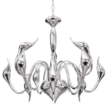 Żyrandol MAGICA W12 srebrny nowoczesny design