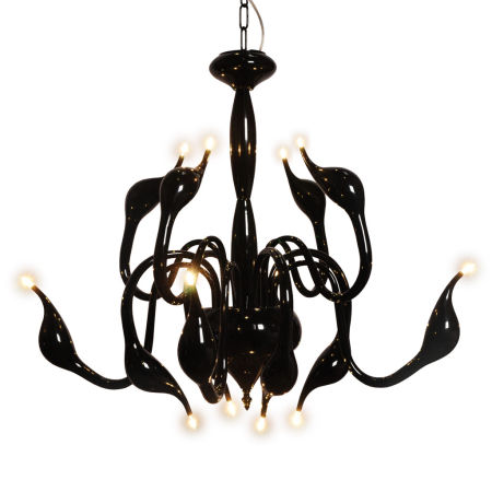 Żyrandol MAGICA czarny nowoczesny