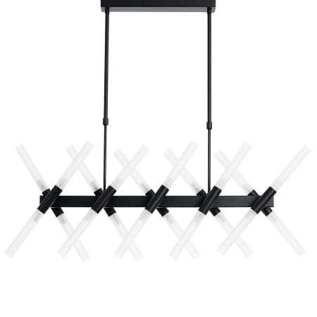 Czarno-biała, nowoczesna lampa wisząca ALFORD, geometryczna, białe, szklane klosze