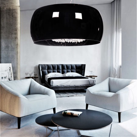 Lampa wisząca nowoczesna DISPOSA czarna