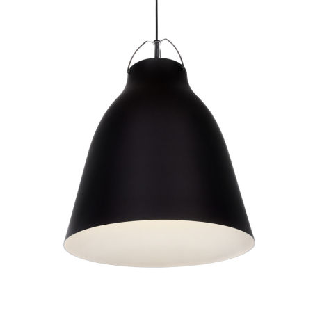 Czarna, nowoczesna lampa skandynawska loft RAYO wisząca, metalowa