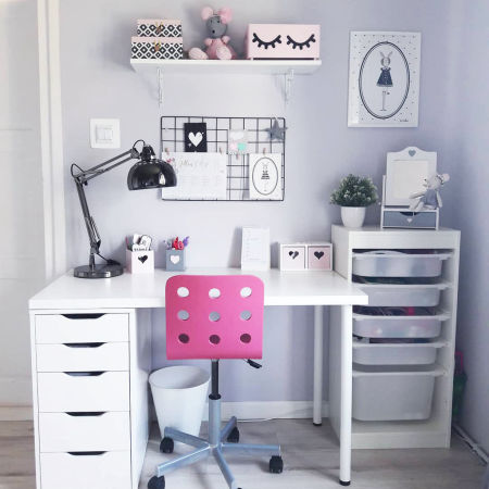 Nowoczesna lampka biurkowa grafitowa/czarna stojąca RIGORRIA modny design metalowa