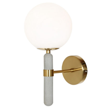 Nowoczesny kinkiet glamour GRANINO D20 w kolorze mosiądzu