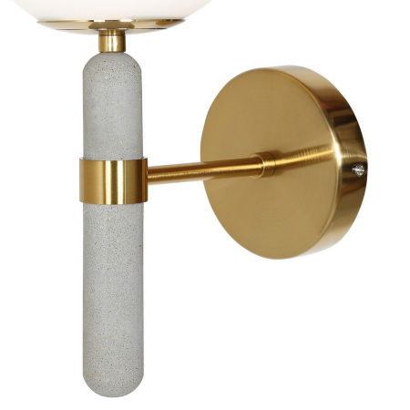 Nowoczesny kinkiet glamour GRANINO D20 w kolorze mosiądzu