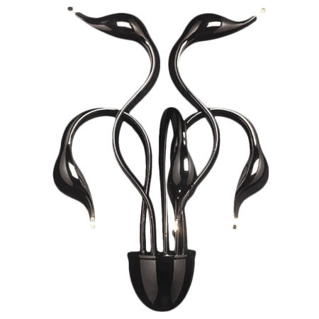 Kinkiet MAGICA W5 czarny pięcioramienny nowoczesny designerski