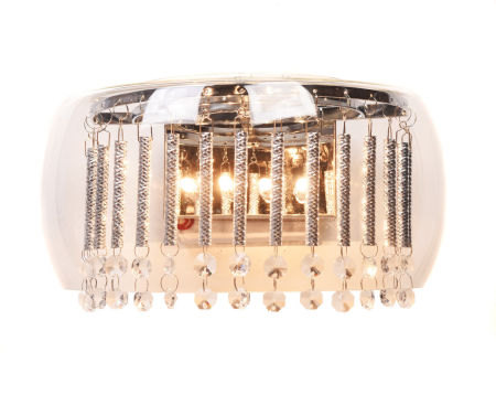 Kryształowy kinkiet, lampa ścienna szklana GUSTO przezroczysta nowoczesna