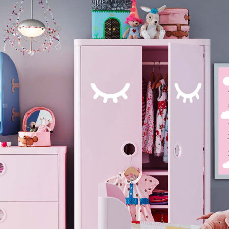 Naklejki OCZY OCZKA ZAMKNIĘTE na ścianę, meble, szyby, okna, lustro, samoprzylepne