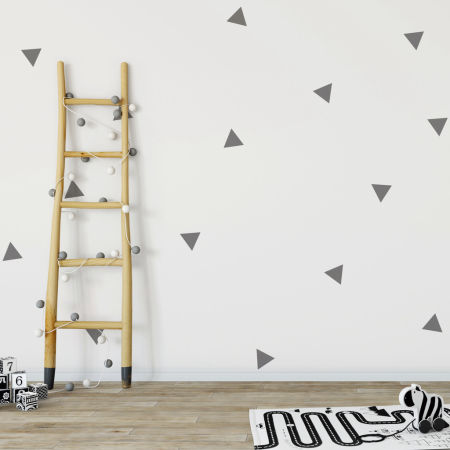 Naklejki TRÓJKĄTY na ścianę, meble, szyby, okna, lustro, samoprzylepne