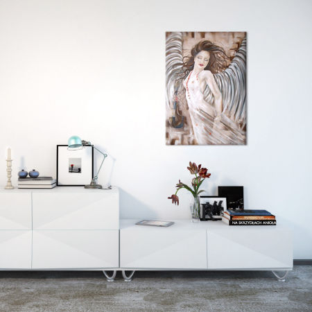 Obraz olejny Anioł, akt kobiecy 50x70 cm