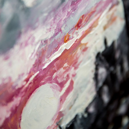 Obraz olejny pejzaż architektura kościół katedra zachód słońca 50x70 cm