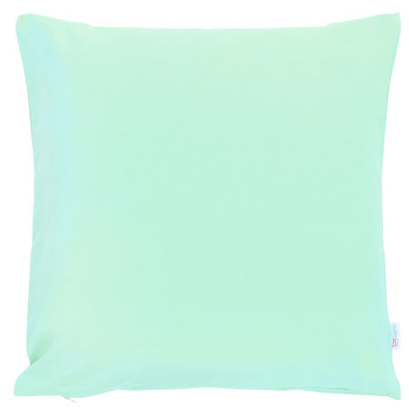 Miętowa poszewka na poduszkę dekoracyjna jednokolorowa gładka 40x40