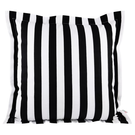 Nowoczesna poszewka w elegancki wzór biało-czarne pasy pionowe