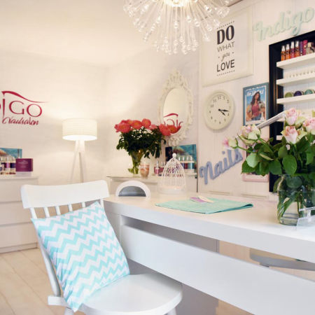 Poszewka na poduszkę w zygzaki biało-miętowa, dekoracyjna