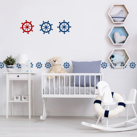 Samoprzylepne naklejki KOŁA STER dla dzieci, dla chłopca