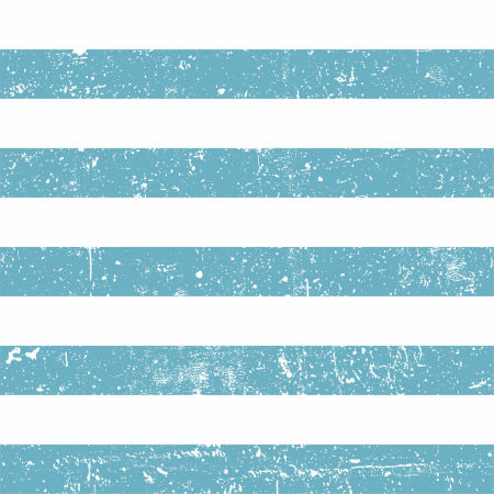 Biało-niebieska, przecierana tapeta w stylu marynistycznym w pasy poziome 10 cm