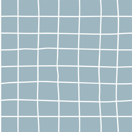 Nowoczesna, niebiesko-biała tapeta w krzywą kratkę