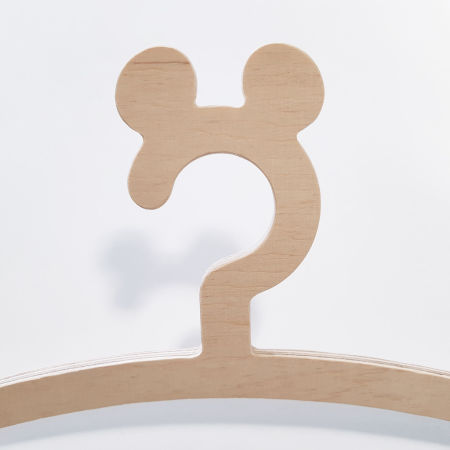 Wieszaki dziecięce MISIE uszy niedźwiadka lub myszka miki, 3 szt.