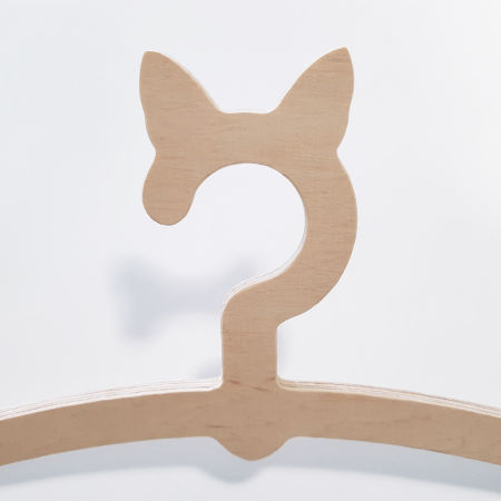 Wieszaki na ubranka niemowlęce dziecięce KOTKI kocie uszy, 3 szt.