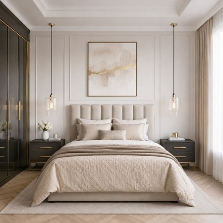 Lampa wisząca z przezroczystym szklanym kloszem, złota w stylu glamour - MORO 1C