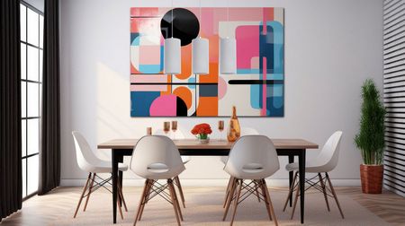 Minimalistyczna potrójna szara lampa wisząca na listwie TUBA, nad stół do jadalni - JASMINE BEBE