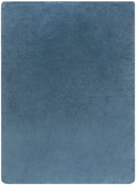 Niebieski dywan dla chłopca, dywanik do łazienki, pluszowy, antypoślizgowy, do prania - POSH Shaggy