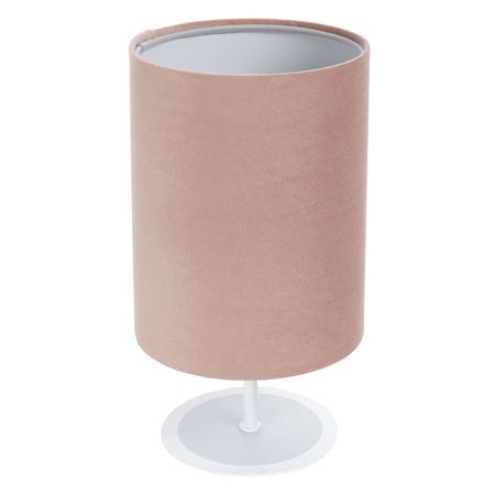 Różowa lampka nocna dla dziewczynki, pudrowo różowa, szare wnętrze - JASMINE BEBE