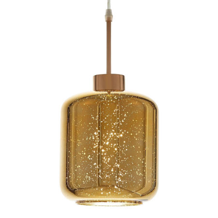 Szklana złota lampa wisząca ALACOSMO nowoczesny modny design