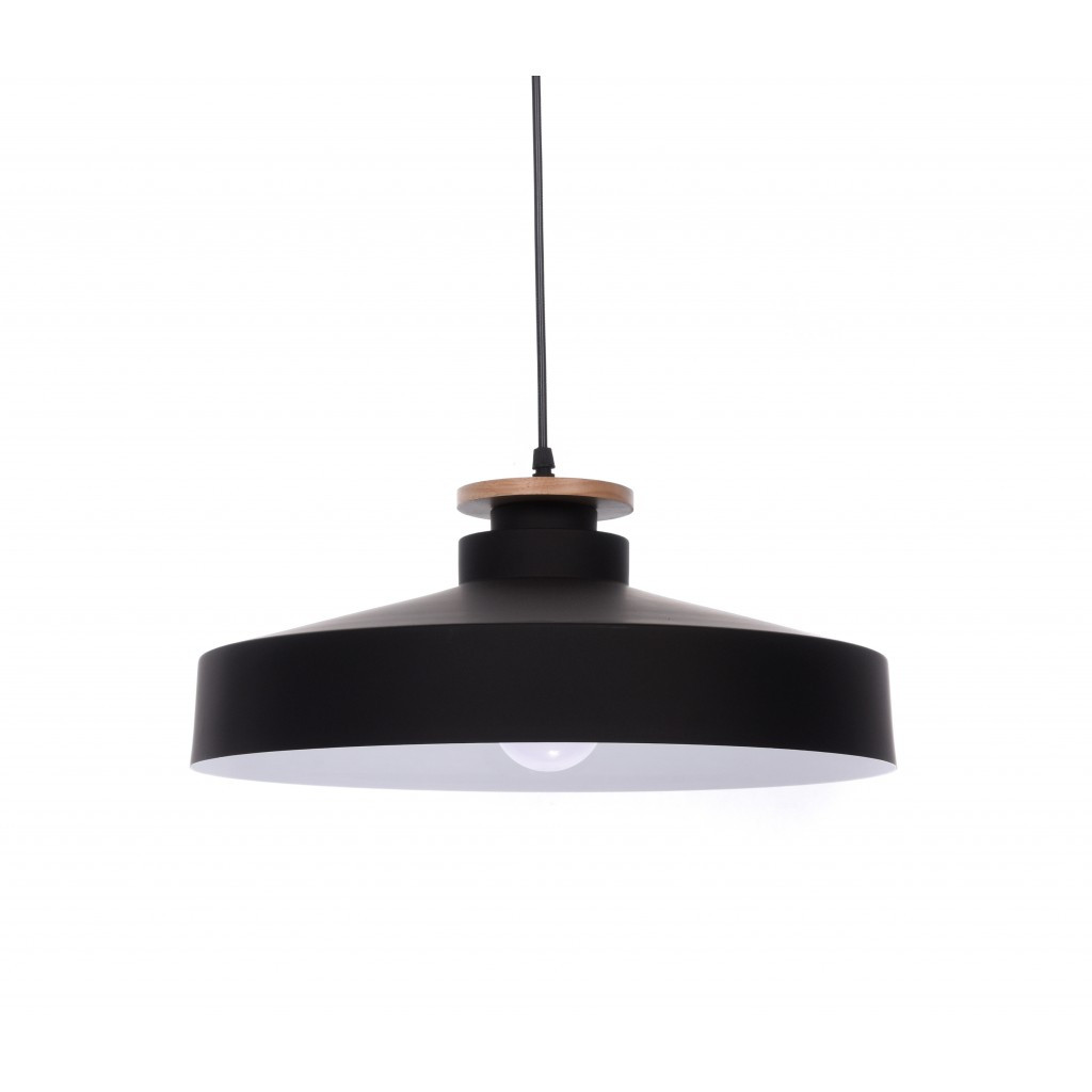 Czarna lampa loft industrialna LUDOR nowoczesna minimalistyczna modna