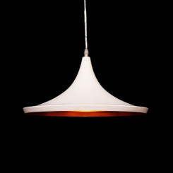 złoto-biała lampa wisząca loft designerska industrialna nowoczesna Foggi 12C sklep dekoori.pl