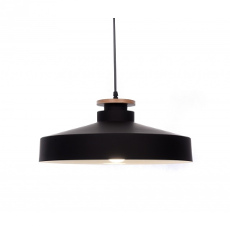 Industrialna lampa wisząca loft, kuchenna, czarna, metalowa - sklep Dekoori.pl